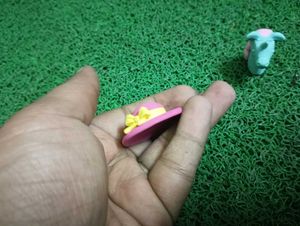 Cute Eraser, Sharpener and pencil head Set
