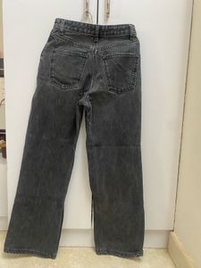 Striped Crop Top &amp; Wide Leg Jeans