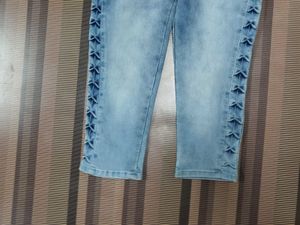 DG-145 Size-28 Denim Capri