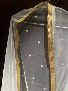 Party Wear Pastel Blue Gharara Set With Dupatta