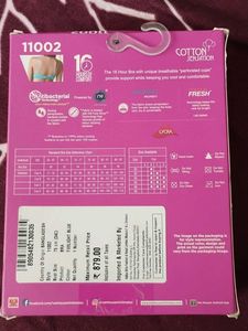 Van Heusen Blue Antibacterial Wireless Bra
