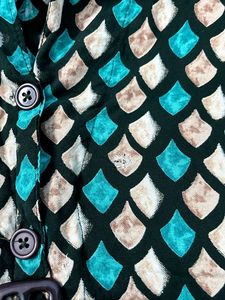 Patterned Mini Dress