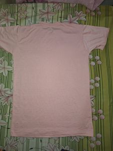 Zara Unisex Pink T-shirt