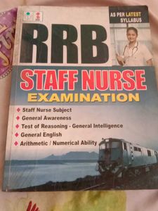 RRB  Staff Nurse Exam Book
