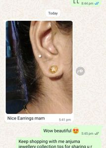 Beautiful New Dimond Cut Studs