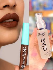 Combo Of Lipstick & Hair Serum