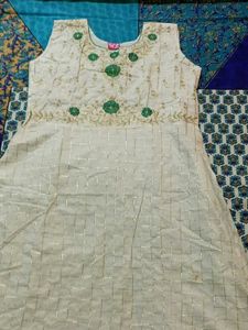 Elegant Embroidered  anarkali Kurta Set