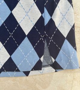 H&amp;M Mini Skirt Blue Plaid Size XS