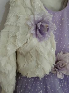 Lavender Dress with Shrug