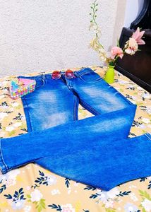 Blue Denim straight jeans