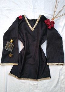 Corset black elegant kurti🖤