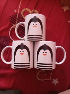Cute Penguin Coffee Mug Pack Of ( 3 )