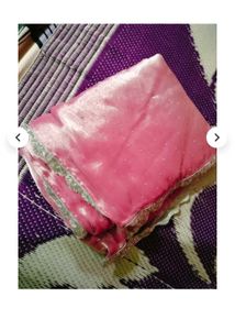Pink Embellished Saree