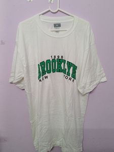 Oversized White T Shirt In XL Size