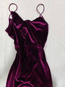 Velvet Sexy Mini Dress