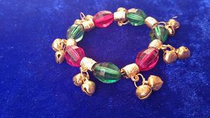Cristal With Ghughri (Green &amp; Maroon)
