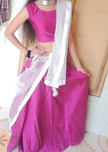 purple Lehenga Choli Set