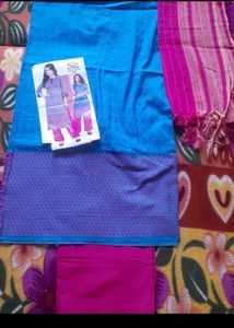 Unstitched Cloth Fir Complete Suit For Women.