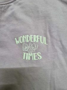 Lilac Graphic Sweatshirt