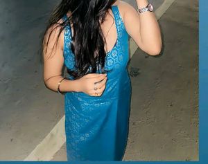 Blue Sleeveless Mini Kurti