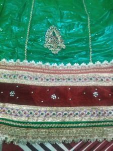 Beautiful Emerald Green Lehenga