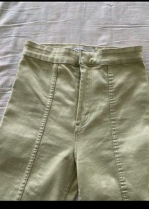 Zara hem cut denim pants