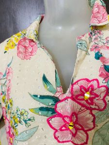 Floral Print Tunic Top