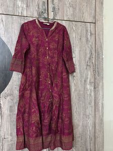 Pink Party Wear Kurti