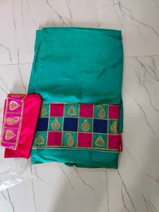 Sea Grean Colour Saree