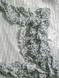 Floral Ruffle Crop Top | Brand New with Tag