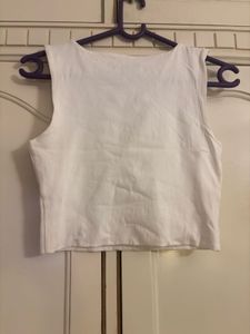 Forever New Chic White Crop Top