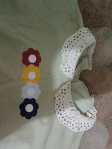 Cute Flower Applique Top