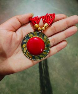 Cherry Red Neck Piece