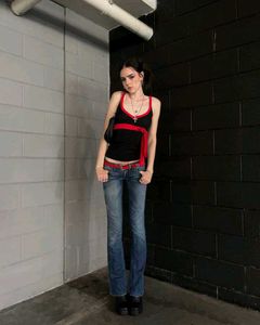 Pinterest Coquette Straight Fit Jeans