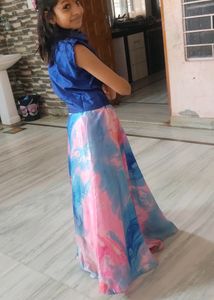 Girls Top And Lahnga