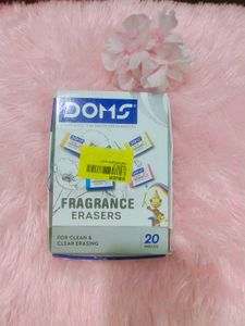 DOMS Fragrance Erasers – Pack of 20 (One Size)