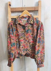 Floral Print Shirt Size-42