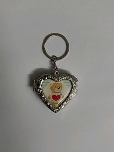 Customised Mirror Heart Keychain