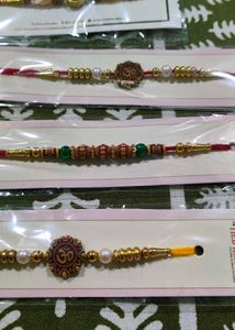 New Seal Pack 4 Pieces Rakhis For Raksha Bandhan