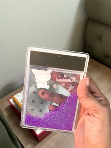 Kuromi- Transparent Glitter Filled Solar Cal