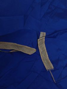 Unstitched Blue And Red Kurta