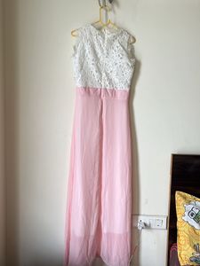 Pink Georgette Dress