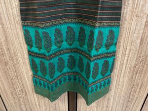 Chanderi Cotton Short Sleeve Kurta (S)