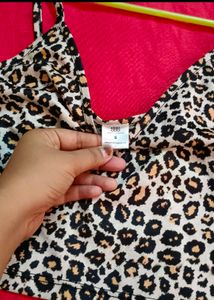 Leopard Crop Top