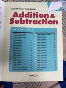 Kumon Math Workbooks-Addition &amp; Subtraction-Grade3