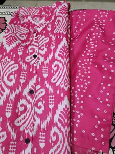 Elegant Pink Kurta Set