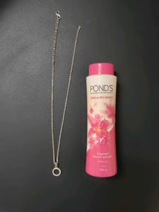 Circle Pendant &amp; talcum powder