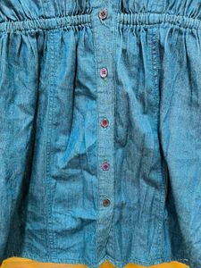 Shirt Style Denim Dress 👗