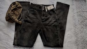 High Waisted Denim Jeans