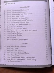CBSE Map Skills Book For Class 7 Student